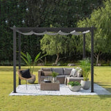 10*10ft Outdoor Pergola Grey 70345964