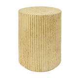 MGO Cylindrical Side Table, Wood-like texture, Antique brown Color N770P212236A