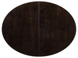 Farmhouse Round Extendable Dining Table with 16" Leaf Wood Kitchen Table 39854216