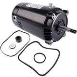 ZNTS UST1072 Round Flange Swimming Pool Pump Motor for Hayward Super, Super II, Max Flow Pumps, Northstar 83424491