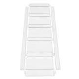 CRAZY ELF 28" x 84" Five Grid Real Primed Door Slab, DIY Panel Door, Modern Interior Barn Door, W936104292