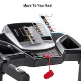 ZNTS Folding Treadmill Electric Running 2.5HP Motor 300LBS Weight Capacity Walking Jogging 69516694