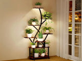 Plant Stand Indoor with Grow Light, 8 Tiered 64" Tall Indoor Plant Shelves for Multiple Plants, W3101P314625