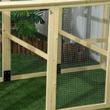 ZNTS Wooden Chicken Coop 05736356