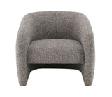 Livia Brown & Gray Tweed Accent Chair B2726P354511