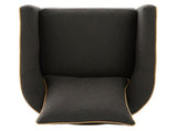 Swivel Accent Chair Upholstered Club Chair Barrel Sofa Chair for Living Room , Reading Corner, and N763P376127R