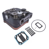 Air Brake Compressor Cylinder Head w/ Plate Kit 23532823 for Detroit DDC S60 23535534 00145939
