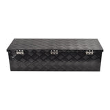 Black Aluminum Tool Storage Box Fit For Pickup Truck Bed Lock MT018002 01762450