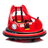 ZNTS 12V ride on bumper car for kids,electric car for kids,1.5-5 Years Old,W/Remote Control, LED Lights, W1578P198506