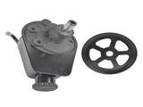 Power Steering Pump with Pulley Fit for Chevrolet Blazer C1500 C2500 K1500 K2500 Suburban Black 19448862