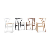 Wishbone Chair White Stain B353P345252