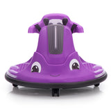 12V Snail-Shaped Kids Electric Bumper Car with Remote Control, Ride On Car with LED Lights, Music, W2181P156753