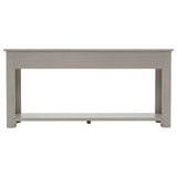 ZNTS TREXM Console Table/Sofa Table with Storage Drawers and Bottom Shelf for Entryway Hallway WF287219AAE