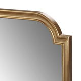Gold Scalloped Wood Wall Mirror B035129257