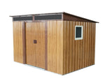 6ft x 5ft Outdoor Metal Storage Shed with Window and Transparent plate for Garden, Lawn 92827760
