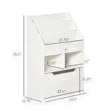 Kids Shelf Book/Storage Cabinet-White 19517984