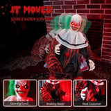 2.6ft Clown Halloween Standing Decoration 22297303