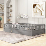 Twin Size Floor, integral construction with super high security barrier, door, children's floor W1858P164941