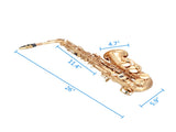 Alto Saxophone E-Flat Alto SAX Eb with 11reeds, case,carekit,Gold Color for 30684206
