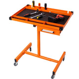 Adjustable Tear Down Work Table with Drawer for Garages, Repair Shops, and DIY, Portable, 2.5" W465P190256