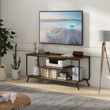 ZNTS TV Stand Power Outlets and LED Lights - TV Stand for TVs up to 55 Inch, Entertainment Center W2977P224348