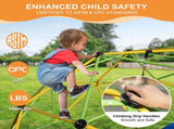 10FT Climbing Dome for Kids Jungle Gym Apply To Park Dome Climber With Swing Playground 70949415