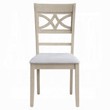 Antique Gray Finish Beautiful Dining Chairs Set of 2, Formal Contemporary Padded Seat Cushion B2741P328586
