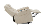 Light Grey Power Lift Recliner with Heating and Massage B062P215446