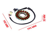 Generator Stator 18 Poles Fits for YAMAHA YFZ450R YFZ450 2009-2021 18P-81410-00-00 37416015