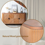 Accent Storage Cabinet, Modern Accent Buffet Cabinet Adjustable Shelves, Freestanding Sideboard W2729P202566