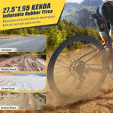 27.5 Inch Wheels 21 Speed Mountain Bike, for Men Women Boys and Girls, Front Suspension,Aluminum W1019P232789
