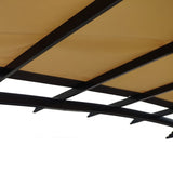 ZNTS Universal Canopy Cover Replacement for 12x9 Ft Curved Outdoor Pergola Structure W41943550