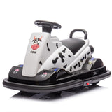 12V Kids Ride On Motor Bumper Car,integrating system,Rotate 360 degrees in place,Collision triggers W1396P178741