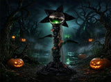 6.2ft Animated Halloween Man-Eater Plant, Sound Activated Monster Plant Prop with LED Color Changing 08263715