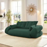 Human Dog Bed, Lazy Sofa Couch, 78.7" Multi-Functional Foldable Sofa Bed, 3-in-1 Teddy Fabric W1885P277276