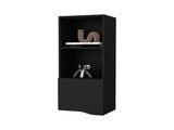Black Wall Cabinet with One Door B062P252132
