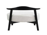 Upholstered Accent Chair, Modern Living Room Chairs, Reading Armchair for Sunroom Bedroom, Beige, N779P264850B