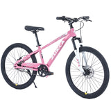 ZUKKA Mountain Bike,24 Inch MTB for Boys and Girls Age 9-12 Years,Multiple Colors W1019P145189