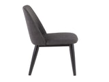 Tintori Contemporary Dining Chair in Charcoal Fabric - Set of 2 B202P223878