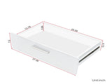 8 Drawer Double Dresser for Bedroom, Wide Storage Cabinet for Living Room Home Entryway, White 35563214