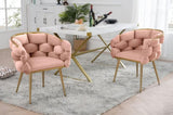 Luxury modern simple leisure velvet single sofa chair bedroom lazy person household dresser stool W1170109319