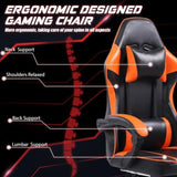 Ergonomic Gaming Chair with Footrest, PU Leather Video Game Chairs for Adults, Reclining Gamer Chair 59139911
