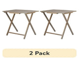 (2 pack)Modern XL Oversized Folding Tray Table, Rustic Gray (Shipment from Walmart) 89102183