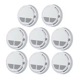 (8 Pack) Smoke Alarm Detector Home Fire Safety Sensor Alert Battery Included (US Logistics For 65271364