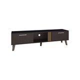 Vance 63" Wide Tv Stand with Two pull down Cabinets, Two Shelves, Cable Management , Living, Tv B070P254780