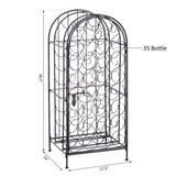 ZNTS Wine Rack Cabinet （Prohibited by WalMart） 18263023