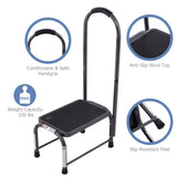 330 lbs Capacity Step Stool - Heavy-Duty Powder-Coated Iron, Large Non-Slip Platform , 00985693