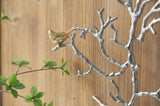 17x5.5x22" Metal Branch Wall Sculptures with Bird Accents, Set of 2 W2078P223128