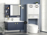 2-Door 3-Shelf Painted MDF Toilet Cabinet Melamine-Faced Particleboard Bathroom Vanity 69668108