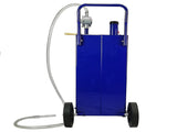30 Gallon Caddy Tank Storage Drum Diesel Fuel Transfer with Universal Wheel Blue JGC30 Pantone 2748C 81799424